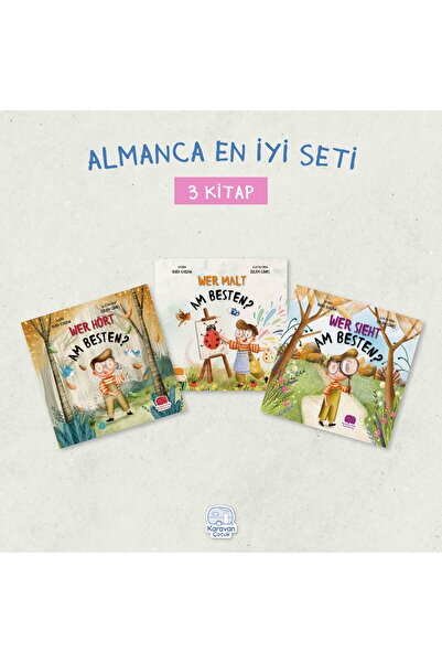 Karavan Çocuk Almanca En İyi Seti (3 Kitap)