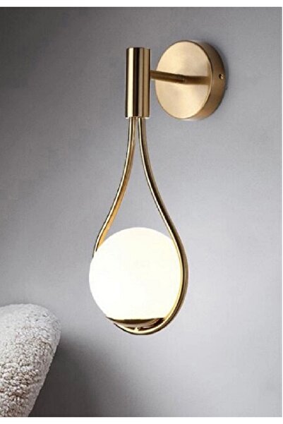 571 Store DAMLA DUVAR APLİK CAM BAŞLIK METAL GÖVDE