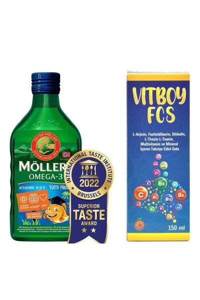 Möller's Tutti Frutti Balık Yağı 150ml-vitboy Fcs Multivitamin-mineral Içeren...