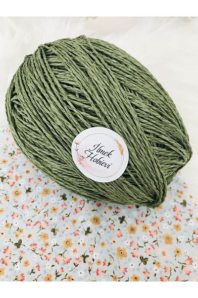 ilmekhobievi 100Gr 100% Paper Rope Khaki Color Paper