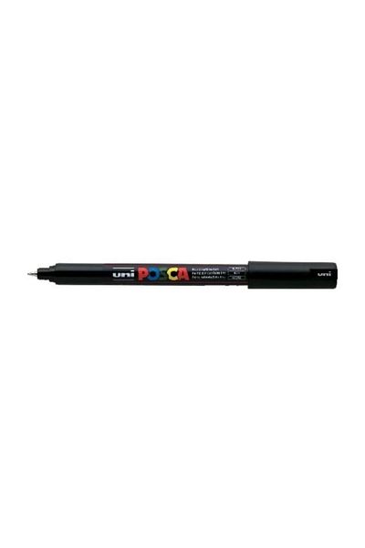 UNİ-BALL Posca Uni Ultra Fine 0.7 Mm Black Paint Marker - Pc-1mr Colored Pens (3 Pieces)