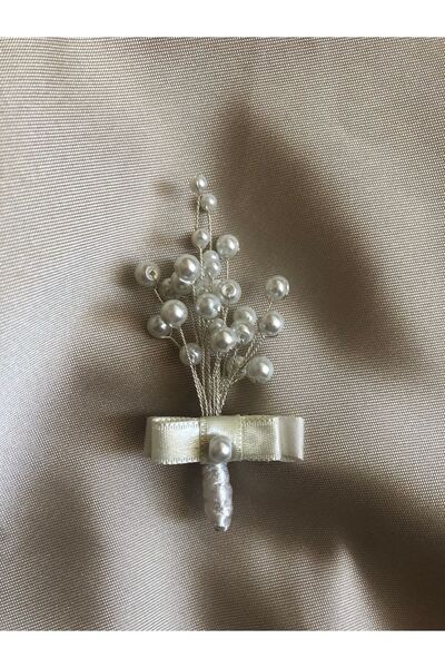 DOĞA ART STORE Αξεσουάρ νυφικού για τον γαμπρό με καρφίτσα για το γιακά