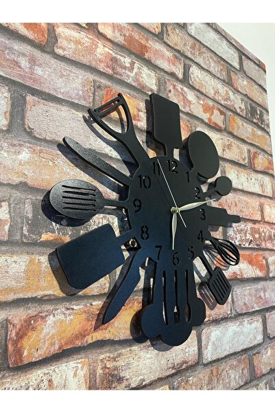 Ümra lazer Lazer Kesim Dekoratif Duvar Saati 40x40