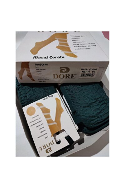 Dore Çorap Dore Masaj  Çorabı 12'li Nefti Rengi (93)