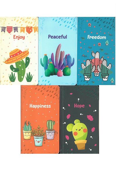 YEŞİL KIRTASİYE Set of 5 Design Notebooks