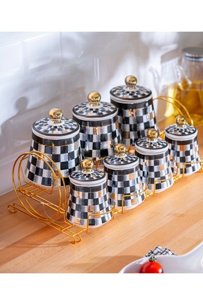 ACAR Master Magic King - 7-piece Porcelain Spice Set
