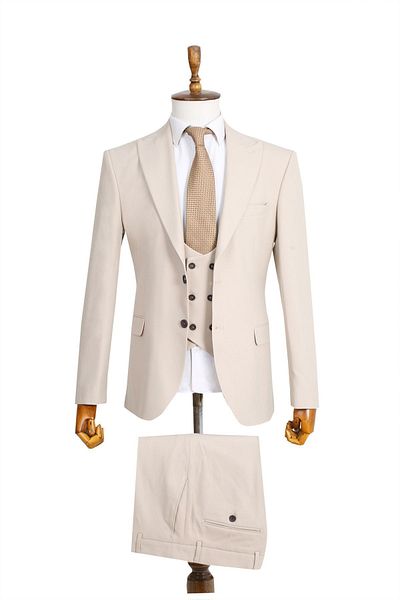 ACTUAL Beige Men's Suit - 5021-8