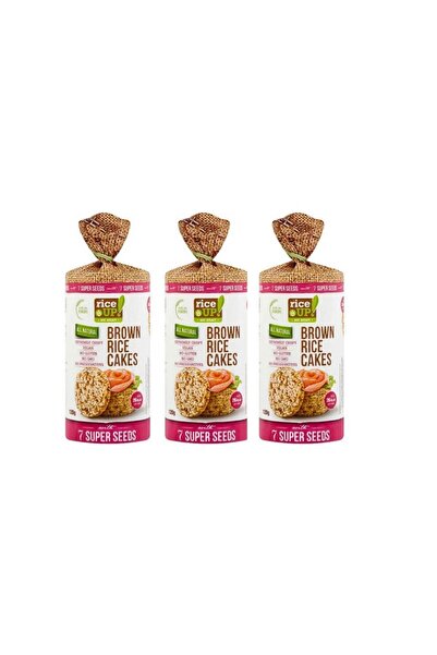 Rice Up 7 SUPER SEEDS 120GR GLUTENSIZ PİRİNÇ PATLAĞI 3 ADET
