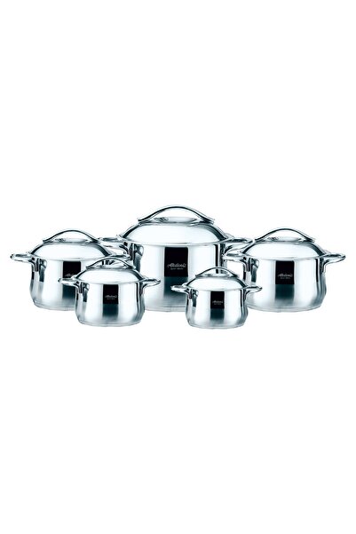 Akdeniz AKDENİZ ELEGANCE 10 PARÇA TENCERE SETİ