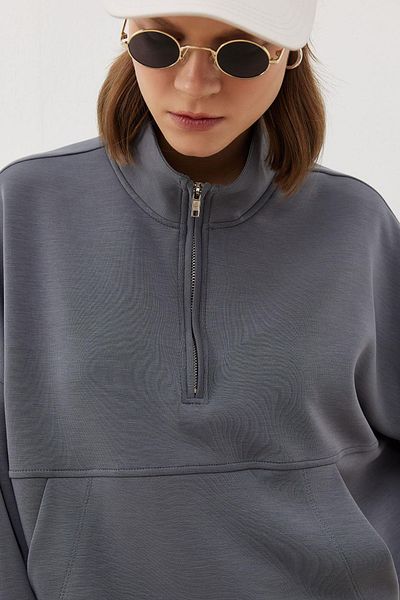 Tailors Room Gray Modal Sweatshirt