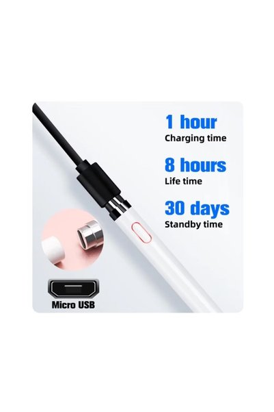 İstanbul Teknoloji Tüm Cihazlar Ile Uyumlu Active Stylus Hassas Yazı Çizim Kalemi 2. Nesil