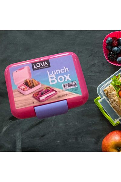 Lova Feeding and Food Storage Box - Children's Breakfast Storage Container, School Picnic Bag