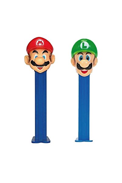 Pez Dispenser Super Mario Nintendo Serisi Oyuncak + 3 Yedek Şeker Avantaj Paket