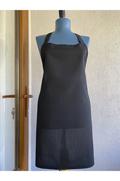 favori bonem مريلة مطبخ سوداء مريلة الشيف ملابس الشيف من قماش الألبكة عالي الجودة