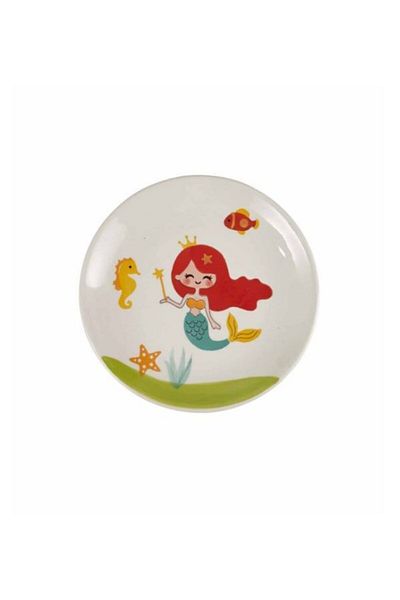 Paşabahçe 4 Piece Mermaid Ceramic Feeding Set