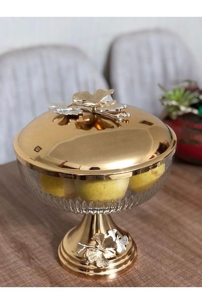 Paşabahçe Fruit Bowl with Butterfly Lid