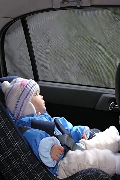 UYDEE قطعة واحدة من مظلة النافذة الجانبية للسيارة - ستارة شاشة الطيران، مظلة ...