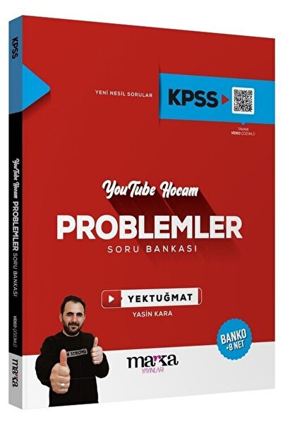 Marka Yayınları Marka 2024 Kpss Problemler Youtube Hocam Soru Bankası Video Ç...