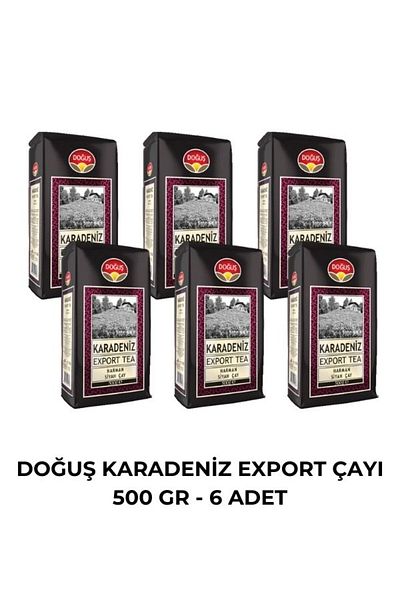 Doğuş Çay Doğuş Black Denim Export Tea 500 Gr - 6 Pieces