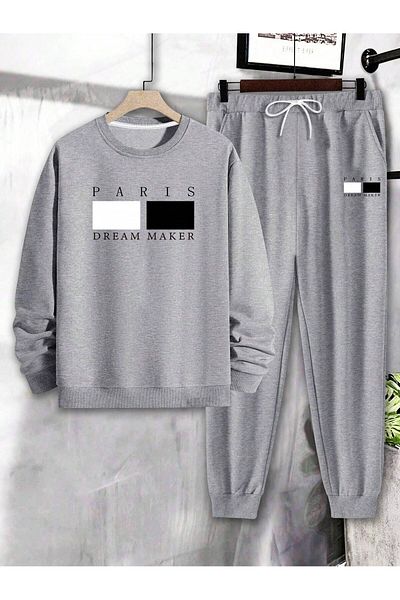 Mella&Co Σετ φόρμας και φούτερ με κουκούλα Unisex Oversize