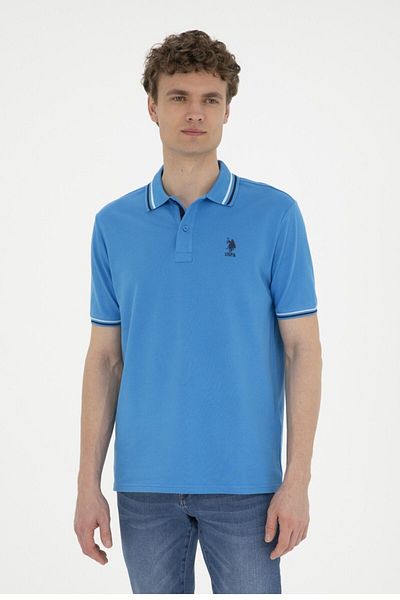 U.S. Polo Assn. Men's Saks Colorful Basic T-Shirt