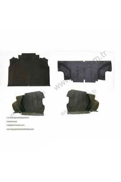 Genel Markalar Doğan Şahin Slx Bagaj Içi Halı Seti 4'lü