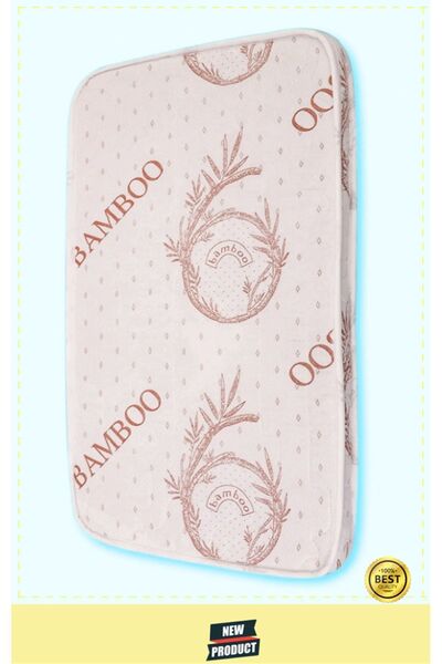 OMZ Bamboo Ortopedik Sünger Bebek Çocuk Yatağı Anne Yanı Bebek Yatak