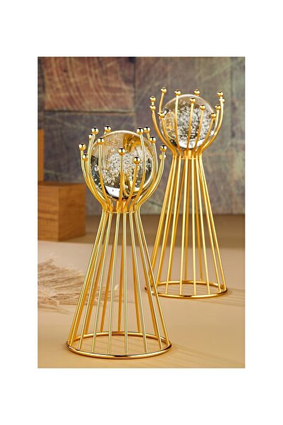 Genel Markalar Dekoratif 2'li Hava Kabarcıklı Top Küre Biblo