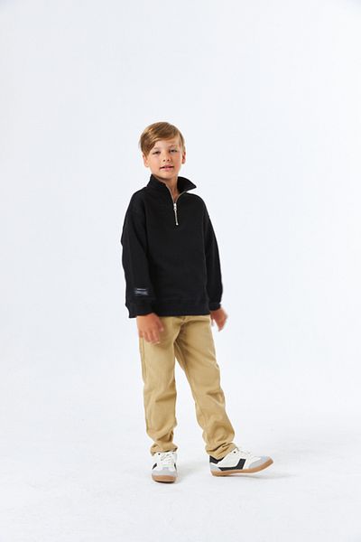 Serbend Sge-1337 Serbend Kids - Boys' School Sweatshirt, Stand Collar