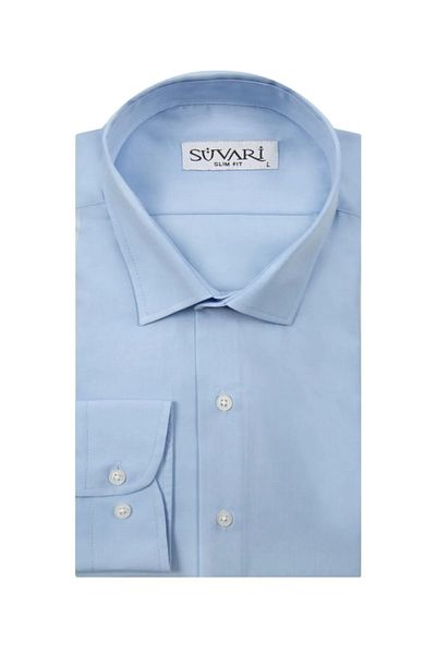 SÜVARİ Plus Size, Βαμβακερό, Μακρυμάνικο, Μασίφ πουκάμισο - RIDER Regular Fit