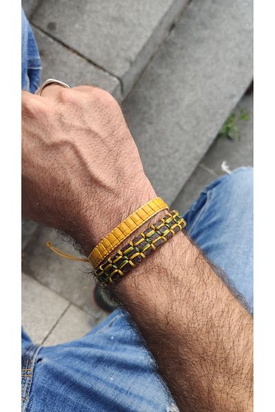 Ayya Aksesuar Miyuki Bracelet Japanese Natural Stone Natural Energy Tila Bracelet Armband Unisex