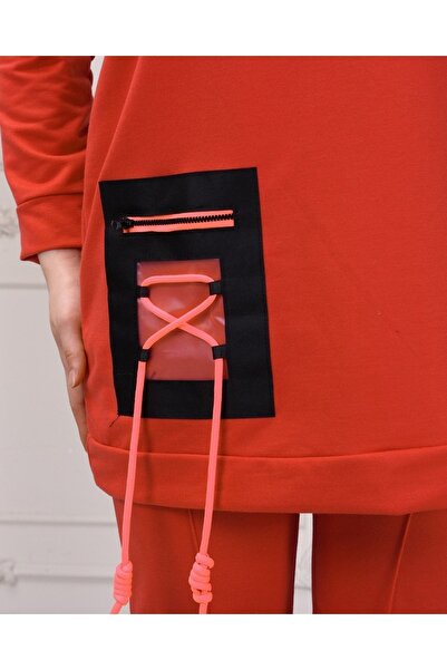 CNG MODA Women's Apricot Flare Leg Tracksuit Set