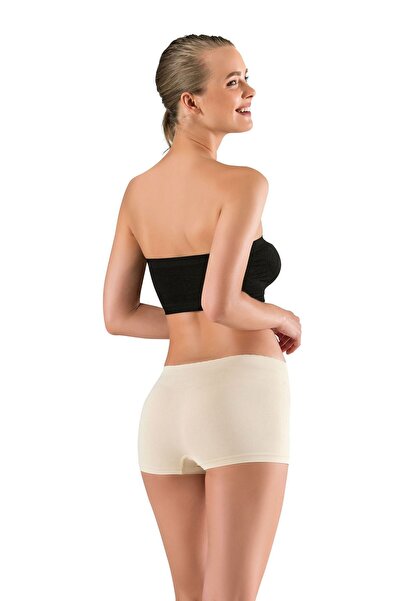 MODANTY Γυναικείο δέρμα κοντό σορτς Boxer Seamless Seamless Knitted Shaper Άνετη υφή