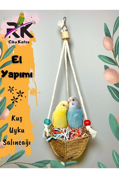 Ciko Kafes Fun Bird Sleeping Hammock Swing