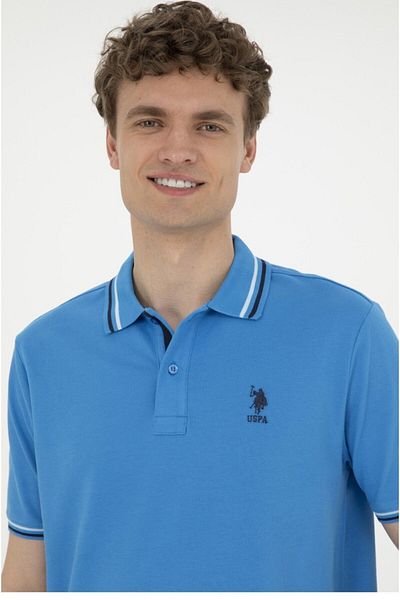 U.S. Polo Assn. Men's Saks Colorful Basic T-Shirt