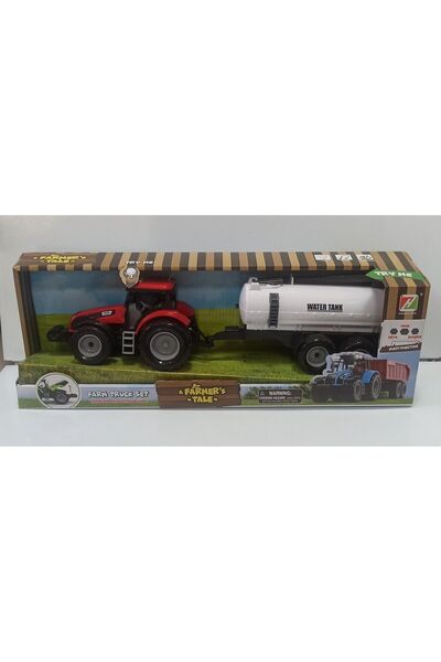 KIZILKAYA Kutulu Tankerli Traktör 47 Cm Işıklı Sesli Ve Sürtmeli