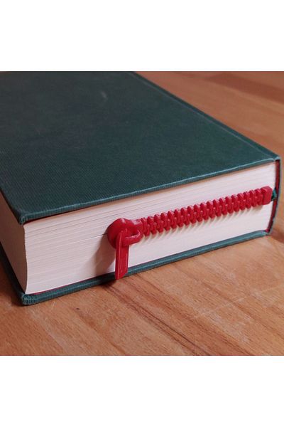 PLA Zipper Shaped Bookmark Stylish