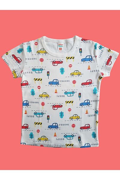 Çamaşır Bahçesi Set pijamale copii cu model cu maneci scurte#pijamale copii imprimate#caradesenlipijama#laundry garden