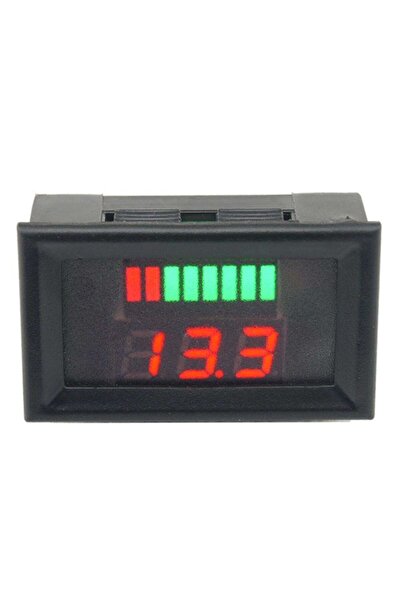 Genel Markalar Akü Kapasite Test Göstergesi Voltmetreli -- Kurşun Asit Akü Ka...