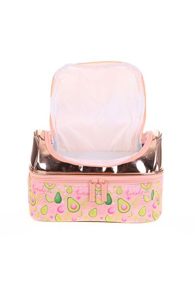 Kids Kaukko &love Avocado Lunch Box - With Mirror and Stones L7096