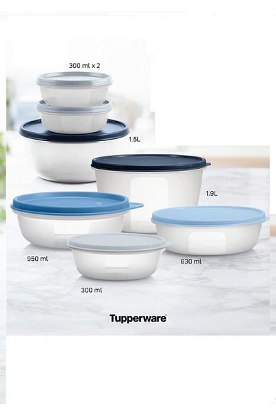 Tupperware Storage, Transport and Service Container Set of 7