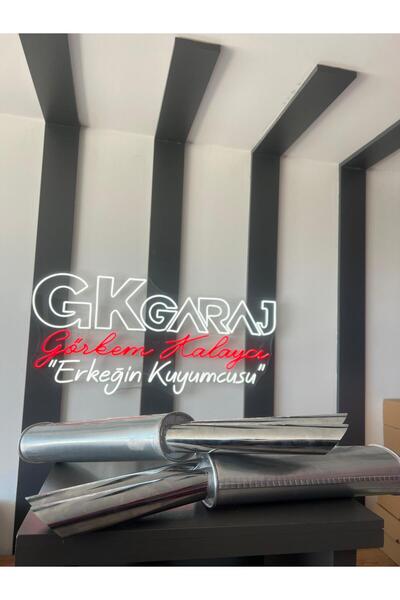 GK GARAJ İZMİR İŞİ ÇİFTLİ KROM KAZANLI EGSOZ