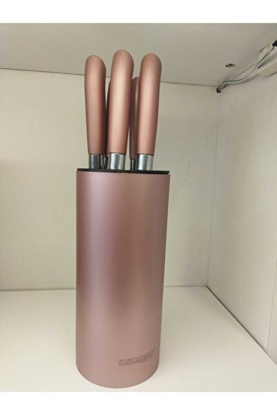 Kahramanlar SİLİNDİR 6 PARÇA BIÇAK SETİ ROSE