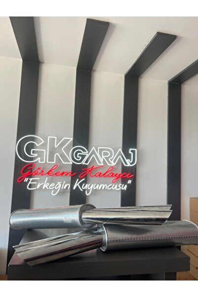 GK GARAJ İZMİR İŞİ ÇİFTLİ KROM KAZANLI EGSOZ