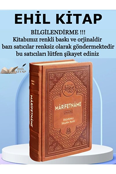 Bahar Yayınları Marifetname (Lüks Termo Deri Cilt)