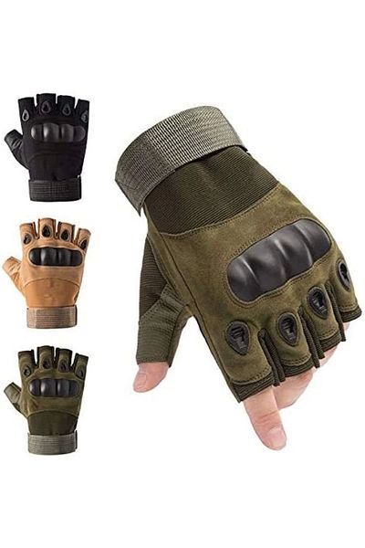 Motiva 511 Model Tactical Combat Motorcycle Operation Outdoor Sport Protected Half Fingerless Gloves