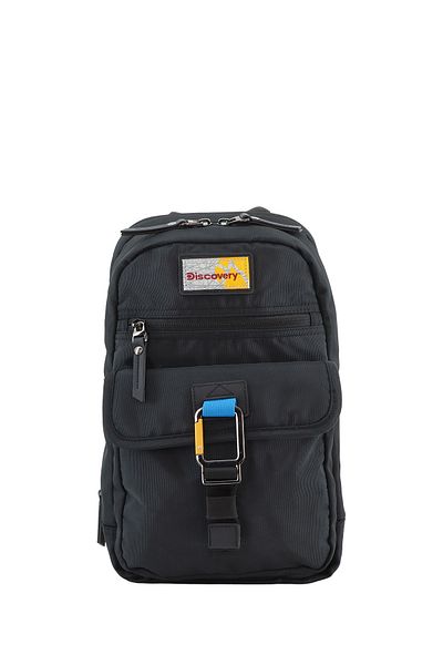 Discovery ICON Sling Bag 8L Black, Durable Lightweight Tablet Compartment Casual Shoulder Bag