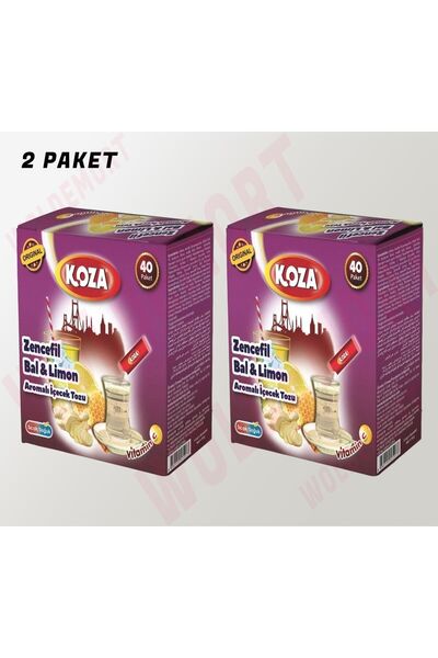 Koza Zencefil Bal & Limon Aromalı Içecek Tozu 2 Paket