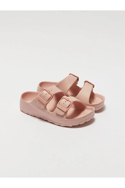 LC Waikiki LCW STEPS Buckle Detailed Double Banded Girl's Slippers