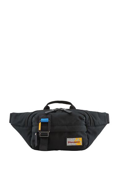Discovery ICON  Waist Bag Black, Hip Bag With Adjustable Strap, RFID Pocket, Suitable For All Travel